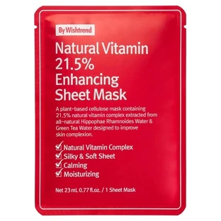 Van Wishtrend: Natuurlijk vitamine-gezichtsmasker 21,5% 23 ml