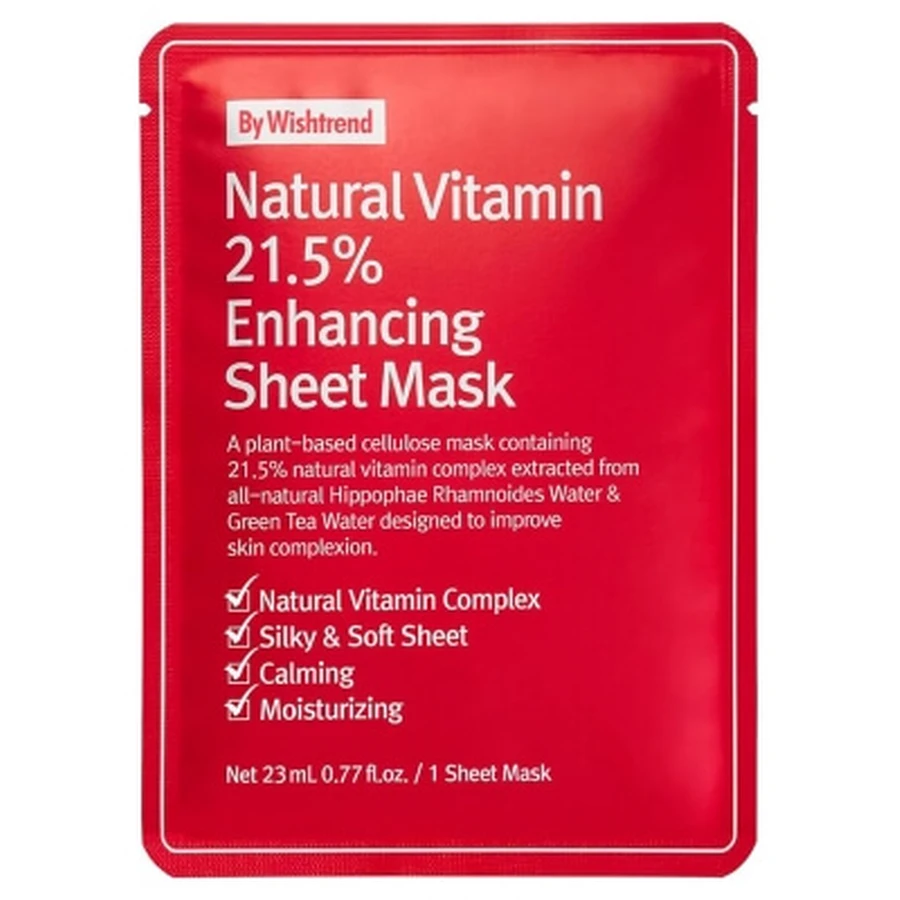 Van Wishtrend: Natuurlijk vitamine-gezichtsmasker 21,5% 23 ml