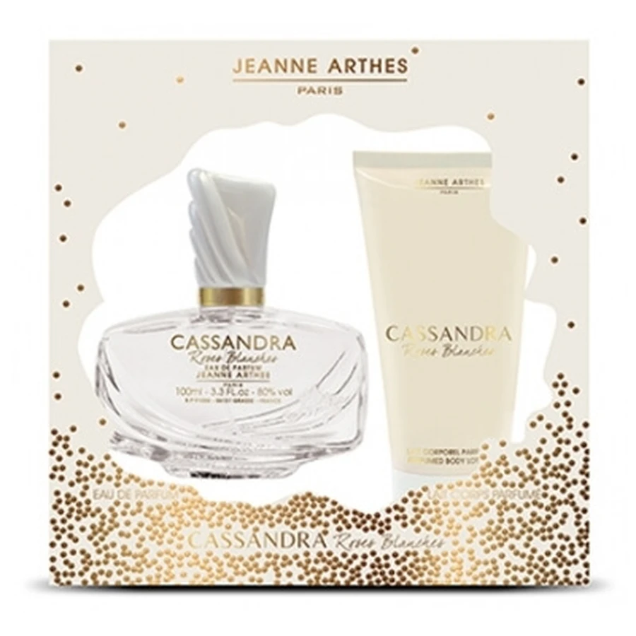 Jeanne Arthes Cassandra witte rozen cadeauset
