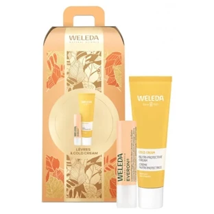 Crema Cold Cream de Weleda para el rostro, 30 ml + Bálsamo labial Everon, 4,8 g