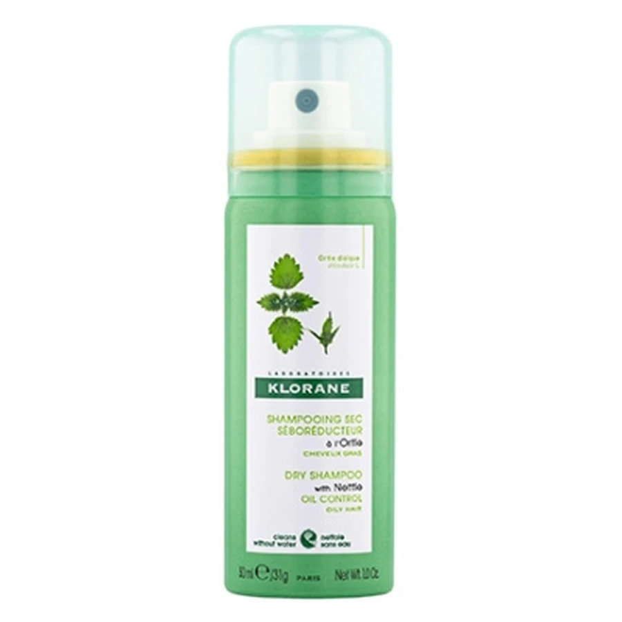 Klorane Zuiverende droogshampoo met brandnetel en vitamine E 50 ml