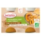 Babybio Biologische groene pompoen & butternutpompoen, 2 potjes van elk 130 g