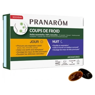 Pranarôm Aromaforce Cold Symptoms 10 Daytime Capsules + 5 Nighttime Capsules