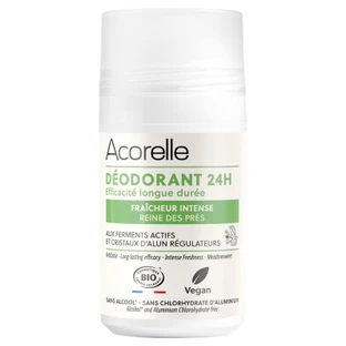 Acorelle 24-Hour Intense Freshness Organic Roll-On Deodorant, 50 ml