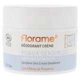 Florame 24-Stunden-Creme-Deodorant für empfindliche Haut, Bio, 50 g