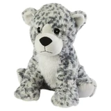 Soframar Cozy Plüsch-Wärmflasche „Weißer Leopard“