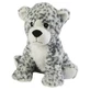 Botella de agua caliente «Cozy Plush» de Soframar, con estampado de leopardo blanco