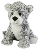 Botella de agua caliente «Cozy Plush» de Soframar, con estampado de leopardo blanco
