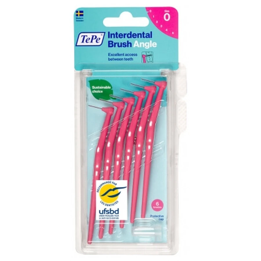 TePe schuine interdentale borsteltjes, set van 6