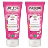 Crema de ducha armonizante Love de Weleda, paquete de 2 (200 ml cada una)