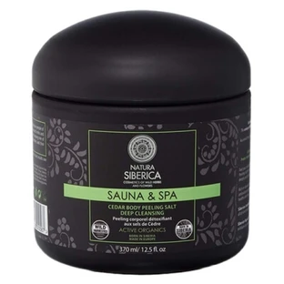 Natura Siberica Sauna & Spa Peeling Corporel Détoxifiant aux Sels de Cèdre 370 ml