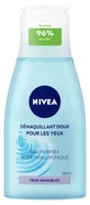 Desmaquillante suave de Nivea para ojos sensibles, 125 ml