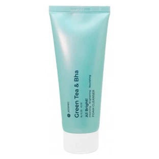 Jkosmec All Bright Espuma limpiadora de té verde y BHA, 180 ml