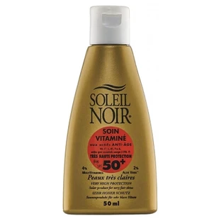 Soleil Noir, crema solar enriquecida con vitaminas, SPF 50+, 50 ml