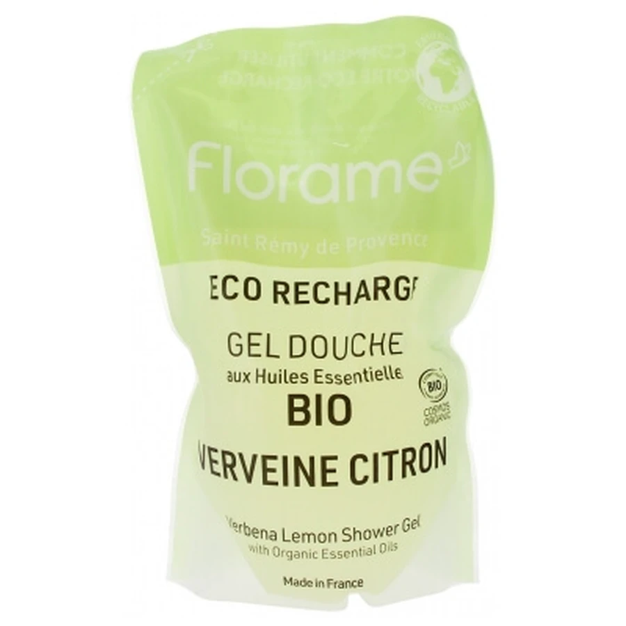 Florame Organic Lemon Verbena Shower Gel Eco-Refill 700 ml