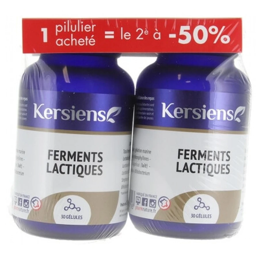 Pharm Nature Ferments Lactiques Lot de 2 x 30 Gélules