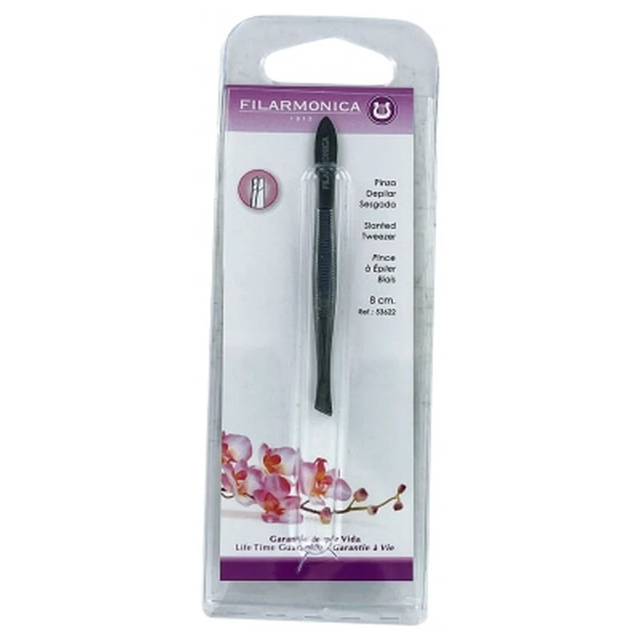 Filarmonica schuine pincet, 8 cm