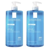 La Roche-Posay Lipikar Soothing and Protective Cleansing Gel, 1 L, 2-Pack