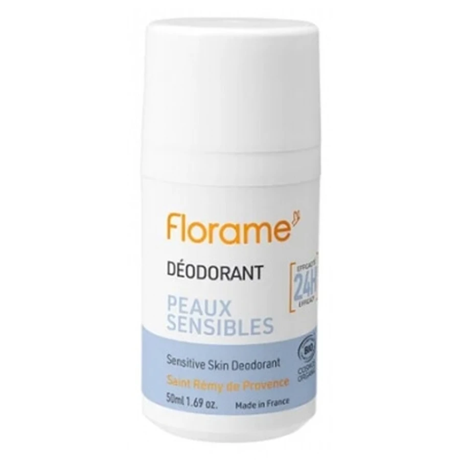 Florame 24-Stunden-Deodorant für empfindliche Haut, Bio, 50 ml
