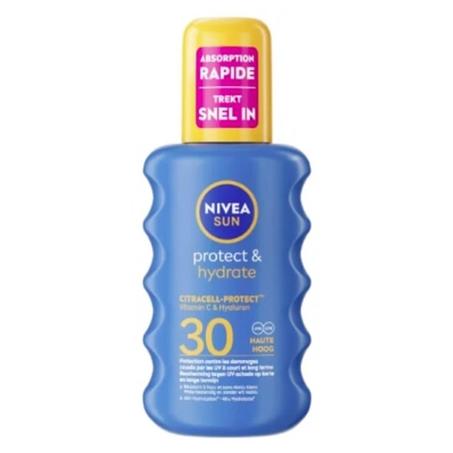 Nivea Sun Protect & Hydrate, spray solar con factor de protección solar 30, 200 ml