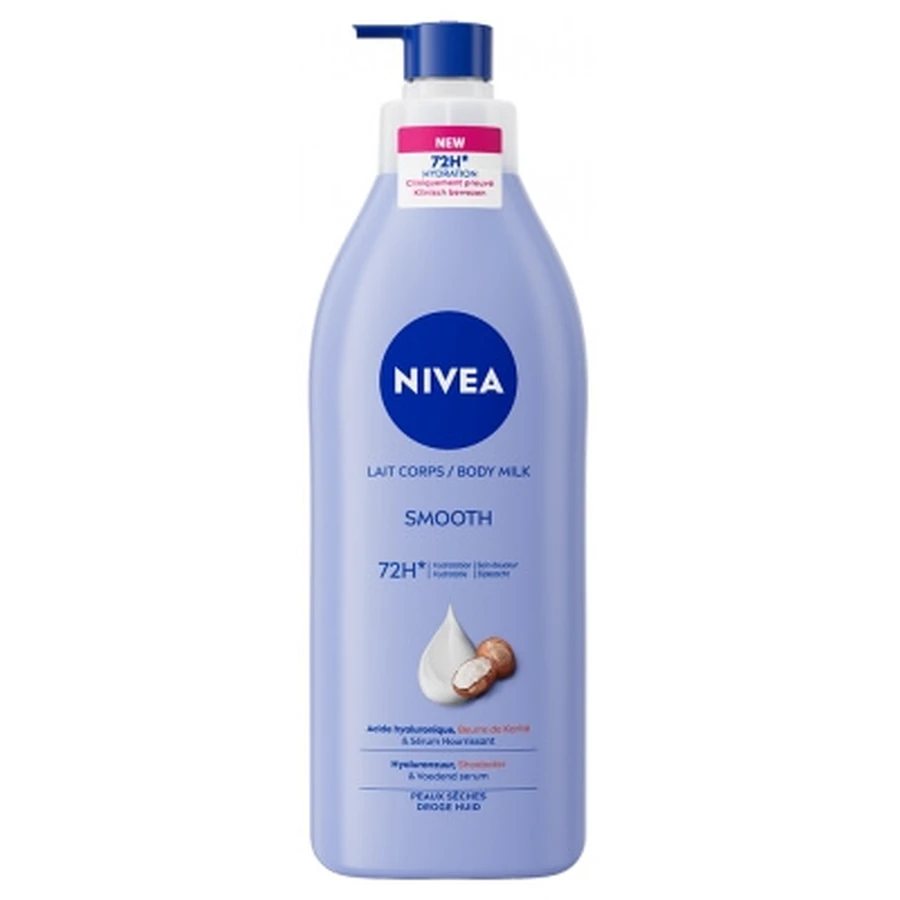 Nivea Lait Corps Hydratant Douceur 72H Peaux Sèches 400 ml