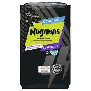 Pampers Ninjamas Sous-Vêtement de Nuit Absorbant Garçon 4-7 Ans (17-30 kg) 10 Unités