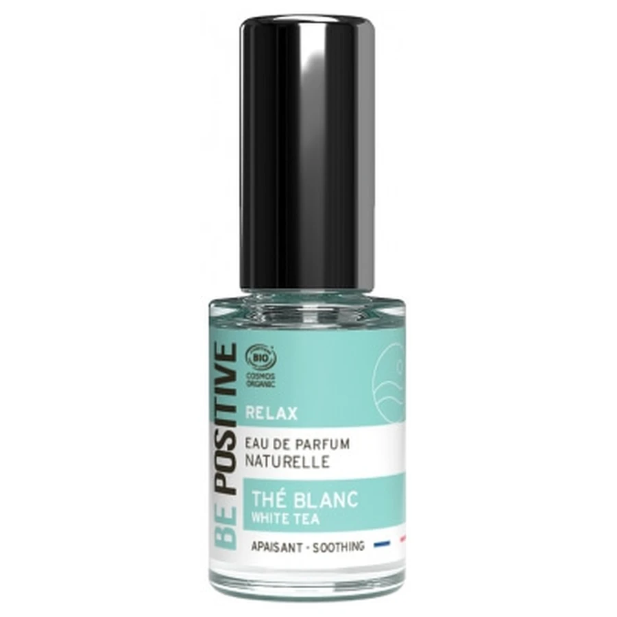 Be Positive Relax: Eau de Parfum de té blanco orgánico y relajante, 15 ml