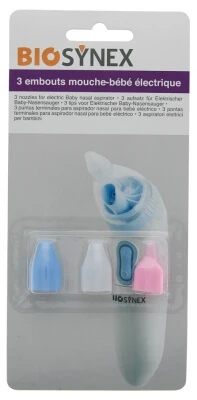 Biosynex 3-Pack Electric Baby Nasal Aspirator Tips