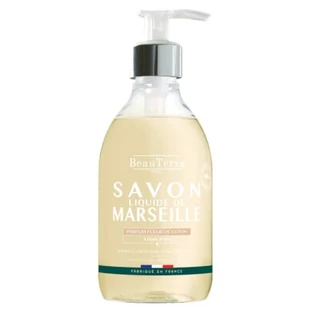 Jabón líquido BeauTerra Marseille, flor de algodón, 300 ml