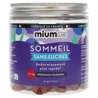 Gominolas para dormir sin azúcar de Mium Lab, 42 unidades