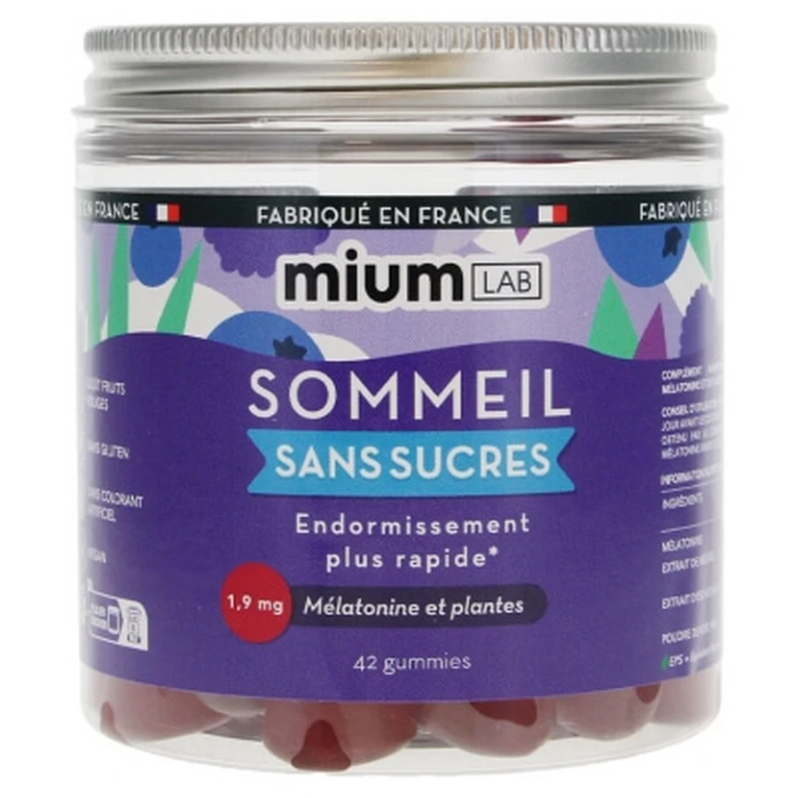 Gominolas para dormir sin azúcar de Mium Lab, 42 unidades