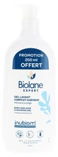 Gel limpiador para cuerpo y cabello Biolane Expert, 500 ml + 250 ml gratis