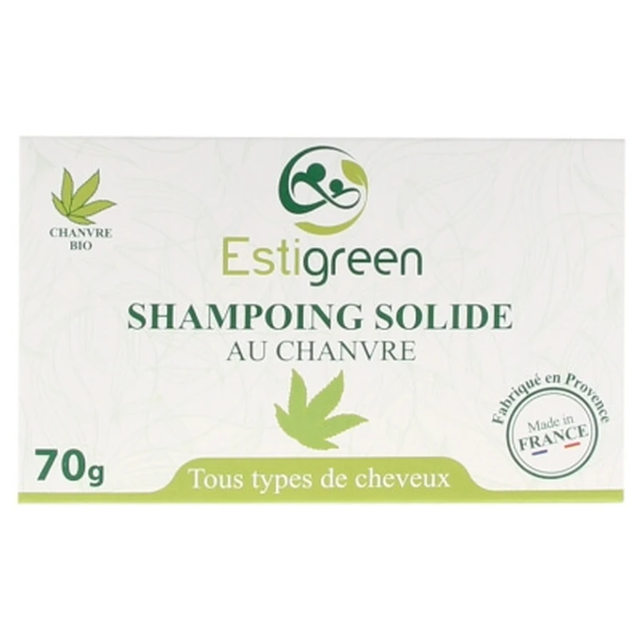 Estigreen Festes Hanf-Shampoo 70 g