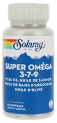 Solaray Super Omega 3-7-9, 60 Softgels