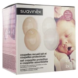 Suavinex Milk Collection Cups and Protective Cups, 6-Piece Set