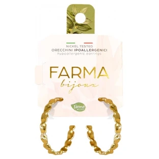 Farma Bijoux – hypoallergene Ohrringe: 20 mm Spiral-Creolen