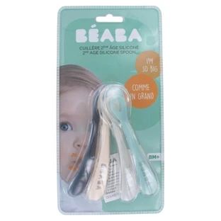 Béaba 4 Cuillères Silicone 2ème Âge 8 Mois et +