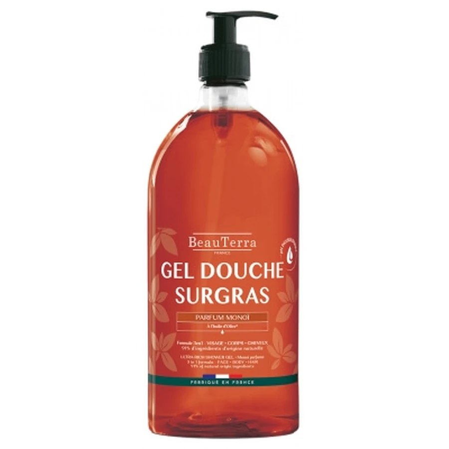 BeauTerra Monoï Moisturizing Shower Gel 1 L