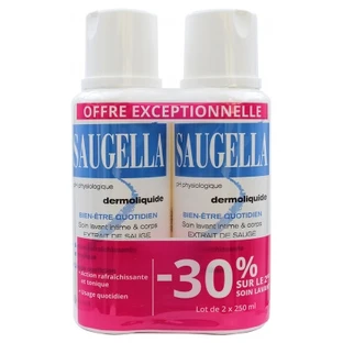 Saugella Dermoliquide, 2er-Pack (je 250 ml)