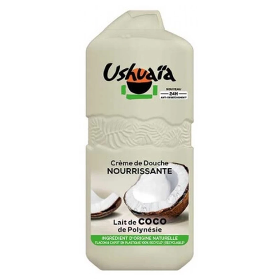 Ushuaïa Crème de Douche Nourrissante Lait de Coco 490 ml
