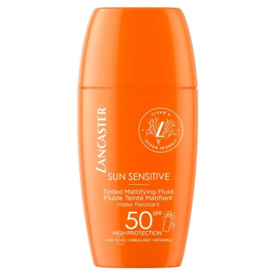Lancaster Sun Sensitive Luminous Tan Getöntes mattierendes Fluid LSF 50, 30 ml
