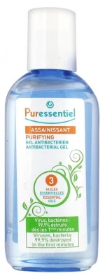 Puressentiel Antibacterial Gel with 3 Essential Oils, 80 ml