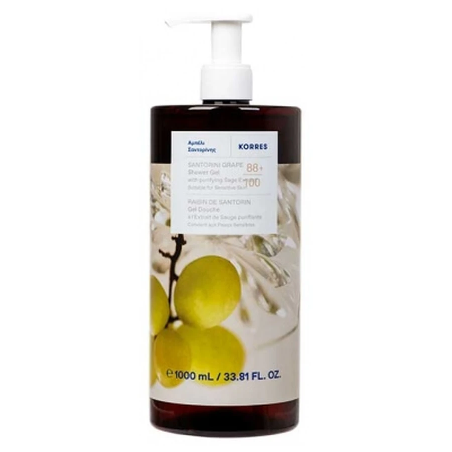 Korres Santorini Grape Shower Gel 1L