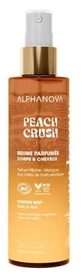Alphanova Sun Beauty: Bruma perfumada para cuerpo y cabello «Peach Crush» orgánica, 100 ml