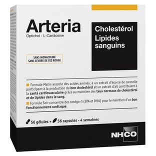 NHCO Arteria Cholestérol Lipides Sanguins 56 Gélules + 56 Capsules