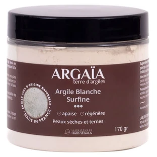 Argaïa Fijn wit kleipoeder, 170 g
