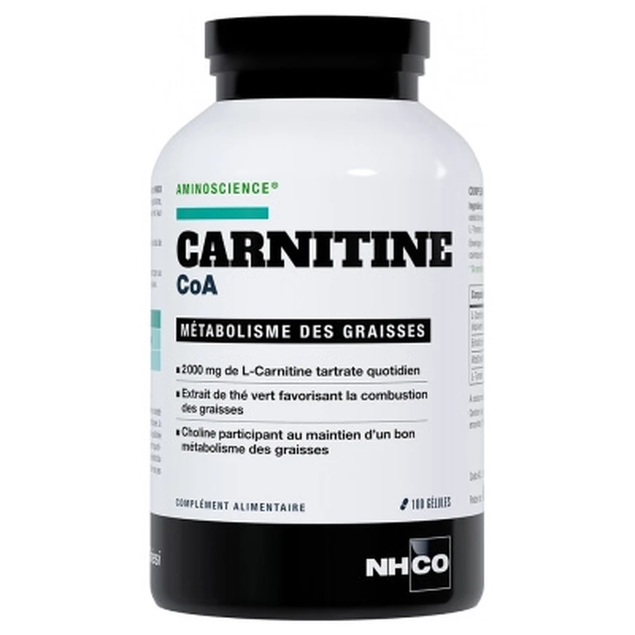 NHCO Carnitina CoA, 100 cápsulas