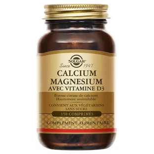 Solgar Calcium, magnesium en vitamine D, 150 tabletten