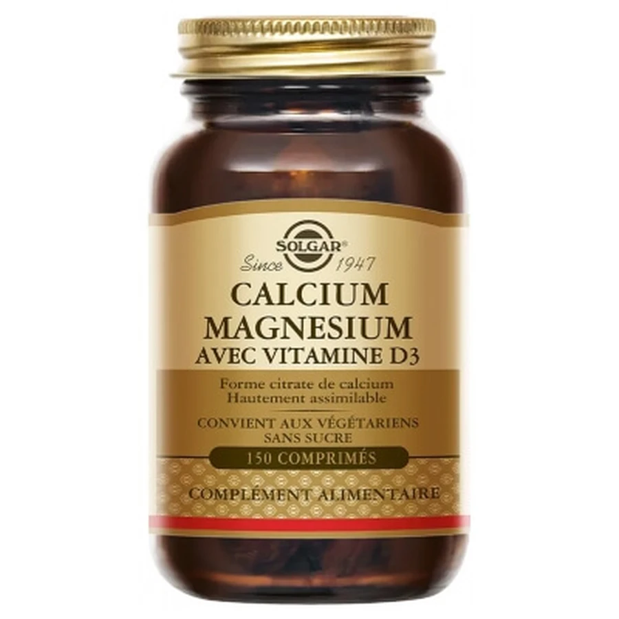 Solgar Calcium, magnesium en vitamine D, 150 tabletten