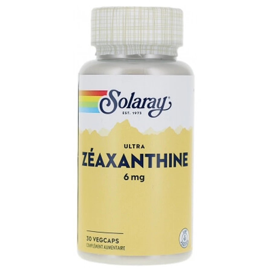 Solaray Ultra Zeaxanthine 6 mg, 30 vegetarische capsules